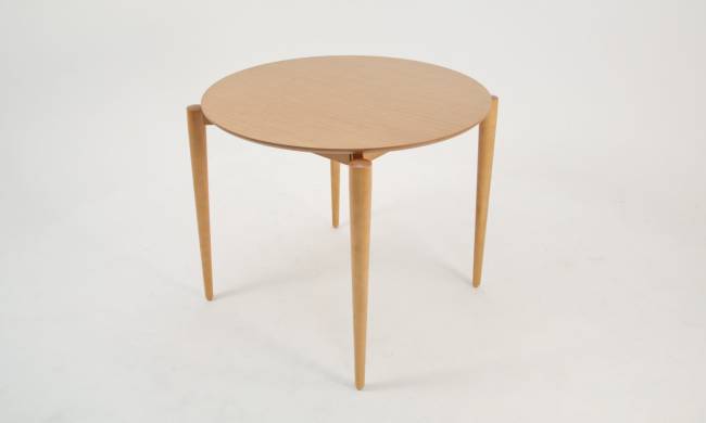 Стол Pawook К 90 натур со стульями Франк ПМ натур/графит рогожка