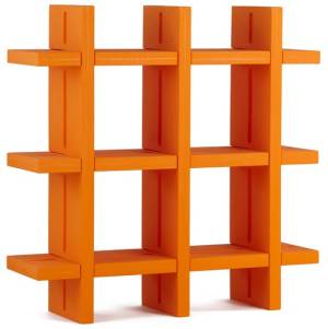 Стеллаж книжный пластиковый Mybook 3х3 Standard 1380х400х1380 мм