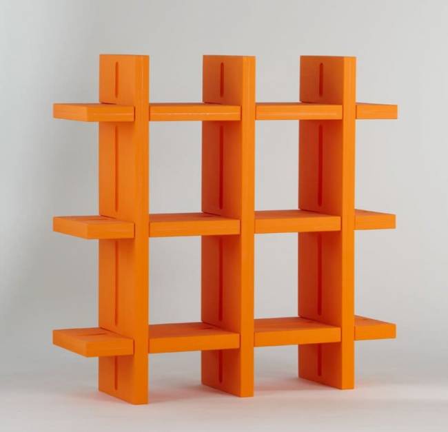 Стеллаж книжный пластиковый Mybook 3х3 Standard 1380х400х1380 мм