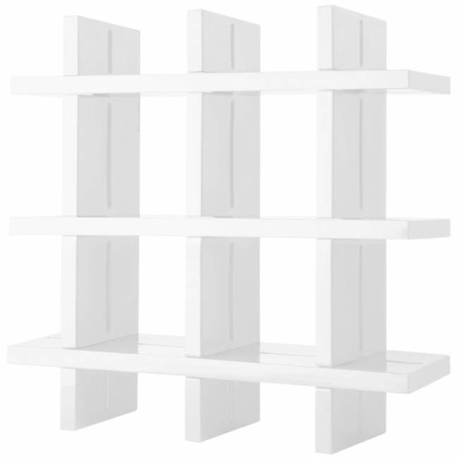 Стеллаж книжный пластиковый Mybook 3х3 Standard 1380х400х1380 мм