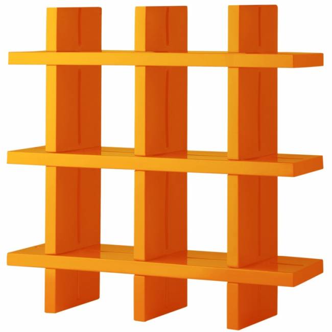 Стеллаж книжный пластиковый Mybook 3х3 Standard 1380х400х1380 мм