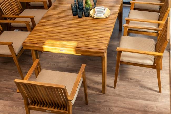 Обеденная группа из акации MONA XL  Joygarden