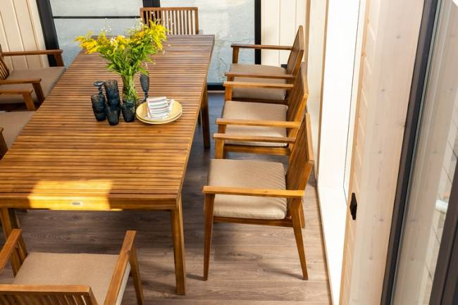 Обеденная группа из акации MONA XL  Joygarden