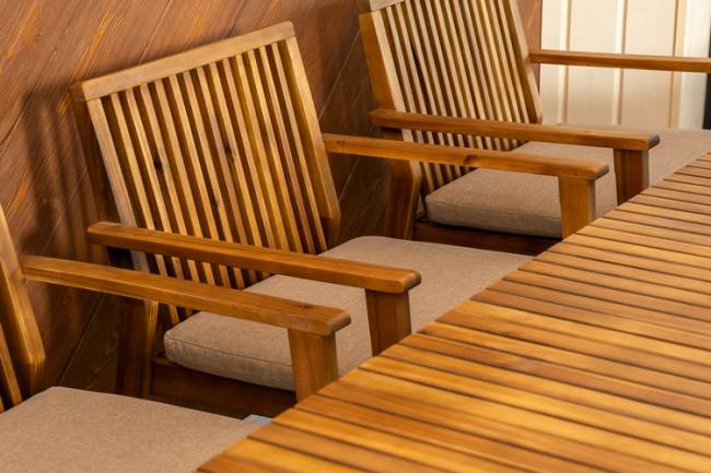 Обеденная группа из акации MONA XL  Joygarden