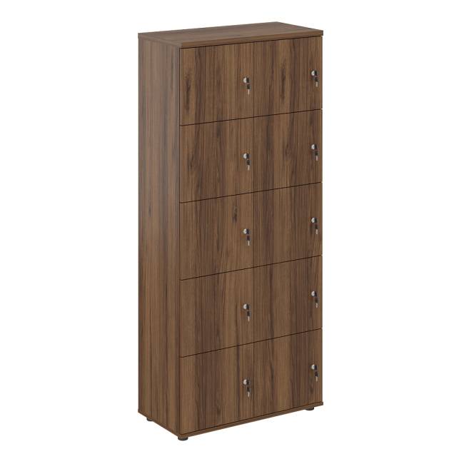 SG.820.DM.DM / Локер 10 ячеек 800х400х1866 / корпус: дуб модена; фасады: дуб модена