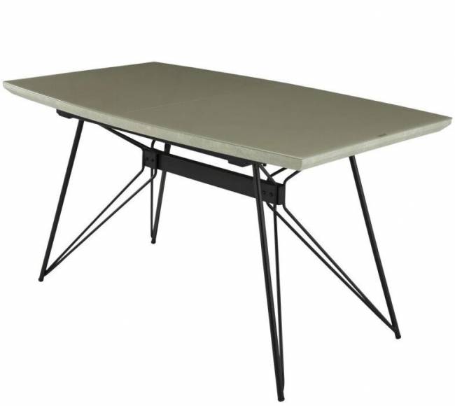 Стол, MK-7800-CP, раскладной, 80х140(180)х76 см, Капучино