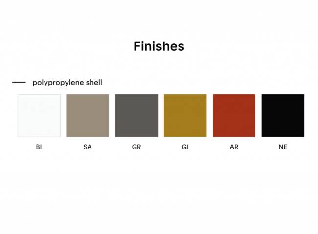Стул пластиковый полубарный Babila черный, серый 500х440х820 мм