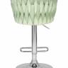 Стул барный DOBRIN MARCEL, пудрово-мятный велюр (MJ9-87)