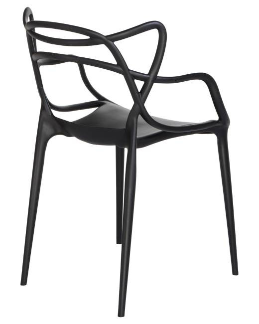 Набор 4 шт Стул обеденный DOBRIN MASTERS, чёрный (B-03)