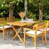 Обеденный комплект из акации KARO