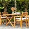 Обеденный комплект из акации KARO