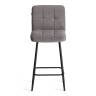 Стул полубарный Medeo/Медео велюр, серый, 29, 42х56х102см серый велюр