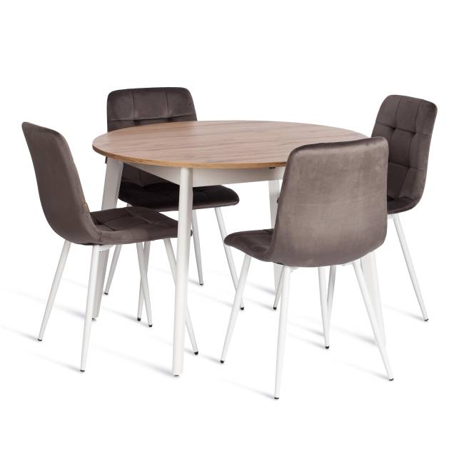 Стул Chilly/Чилли (мод. JSC-220)/1 шт. в упаковке велюр/металл, 44,5х52,5х88см, темно-серый HLR24/белый темно-серый Велюр/металл Стул Chilly/Чилли (мод. JSC-220)/1 шт. в упаковке велюр/металл, 44,5х52,5х88см, темно-серый HLR24/белый темно-серый Велюр/металл