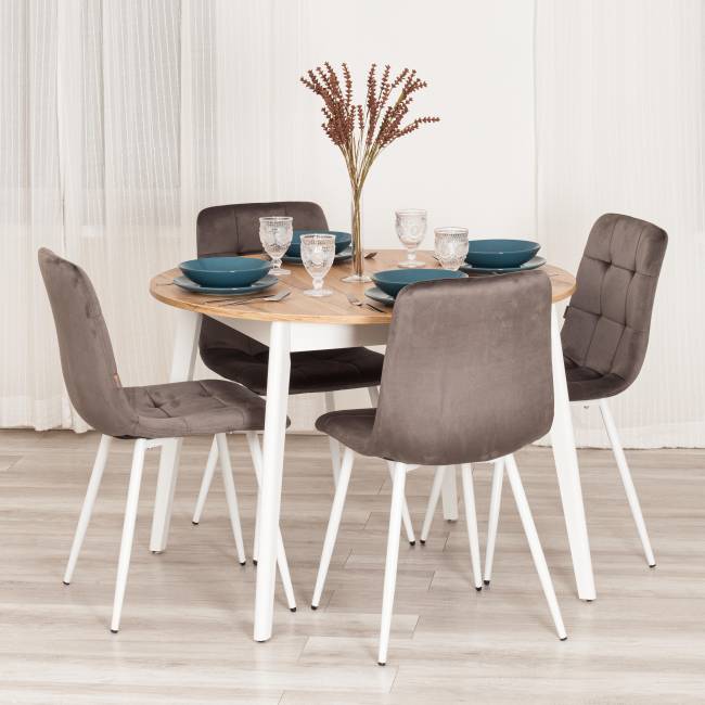 Стул Chilly/Чилли (мод. JSC-220)/1 шт. в упаковке велюр/металл, 44,5х52,5х88см, темно-серый HLR24/белый темно-серый Велюр/металл Стул Chilly/Чилли (мод. JSC-220)/1 шт. в упаковке велюр/металл, 44,5х52,5х88см, темно-серый HLR24/белый темно-серый Велюр/металл