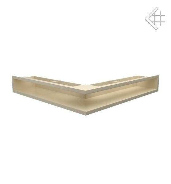 Решетка Kratki Люфт угловая стандарт бежевая 90