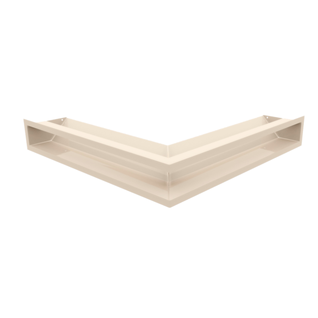 Решетка Kratki Люфт угловая стандарт бежевая 90