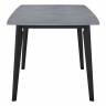 Стол Oslo раскладной 100-130x80x76см, Бетон Портленд