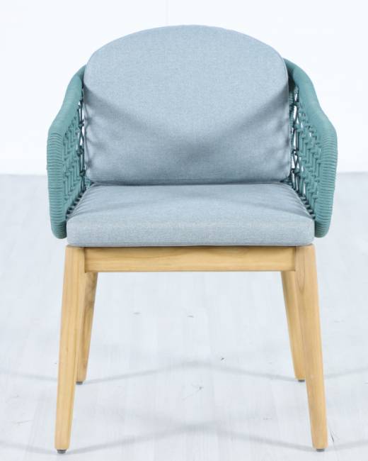 Кресло деревянное с подушками Cambria натуральный, мальмо 562х565х761 мм Кресло деревянное с подушками Cambria натуральный, мальмо 562х565х761 мм