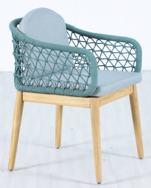 Кресло деревянное с подушками Cambria натуральный, мальмо 562х565х761 мм Кресло деревянное с подушками Cambria натуральный, мальмо 562х565х761 мм