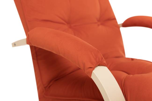 Кресло-трансформер Leset Монако Слоновая кость V39 оранжевый