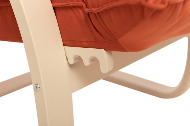 Кресло-трансформер Leset Монако Слоновая кость V39 оранжевый