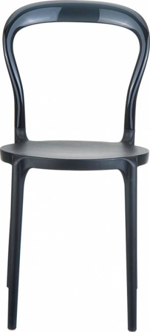Стул пластиковый Mr Bobo черный 420х500х850 мм