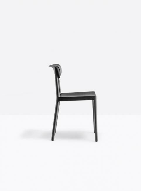 Стул деревянный Tivoli черный ясень 480х530х780 мм