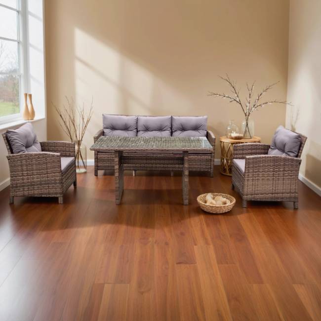 Комплект плетеной мебели  AFM-305AL Brown