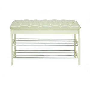 Банкетка Leset "Грейс" Дуб шампань Oregon perlamutr 106, каретная стяжка