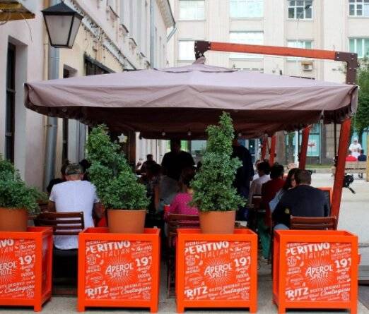 Зонт на боковой опоре «Усиленный» 3.5 х 3.5