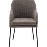 Стул с подлокотниками Кози new ткань букле тёмно-серый