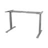 Подстолье для стола с электроприводом и регулировкой высоты, 2 мотора, память 4 уровня высоты, серый
