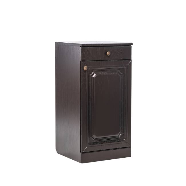 Тумба комбинированная Leset Локи 3 Дуб фактурный шоколад, Венге