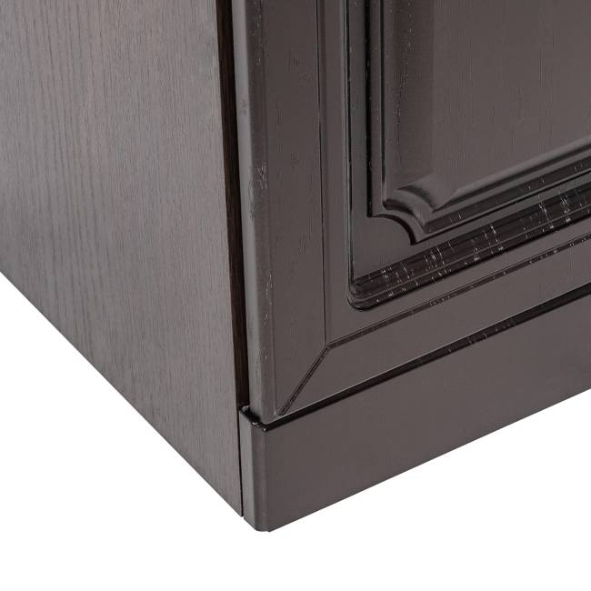 Тумба комбинированная Leset Локи 3 Дуб фактурный шоколад, Венге