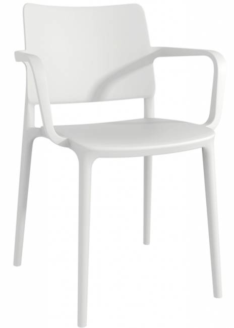 Кресло пластиковое Joy-K белый 563х535х795 мм