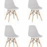 Стул Eames Style DSW светло-серый x4