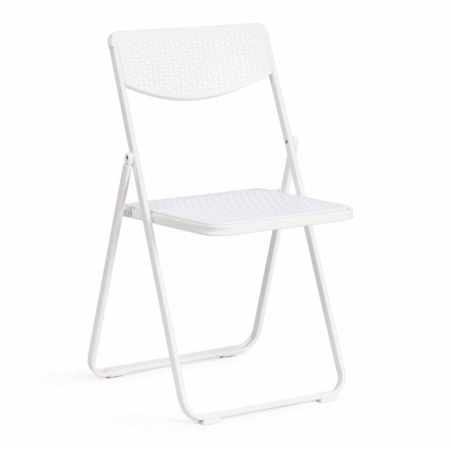Стул складной FOLDER (mod. 3016) white (белый) каркас: металл, сиденье/спинка: пластик