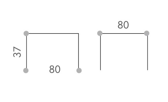 Столик металлический кофейный Venice антрацит 800х800х370 мм