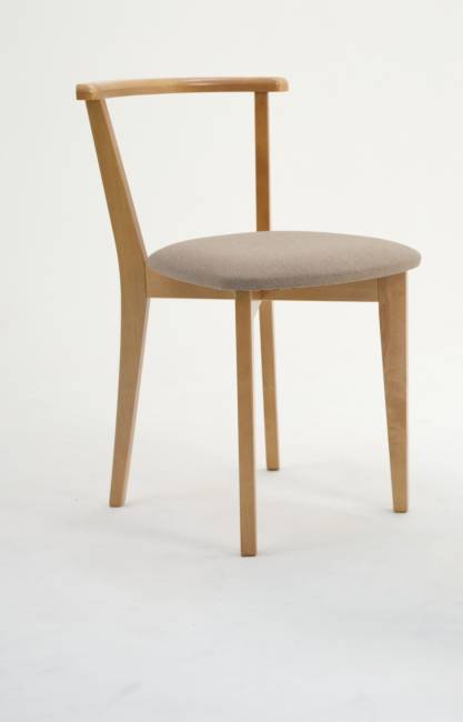 Стол Pawook К 90 натур со стульями Франк ПМ натур/бежевая рогожка