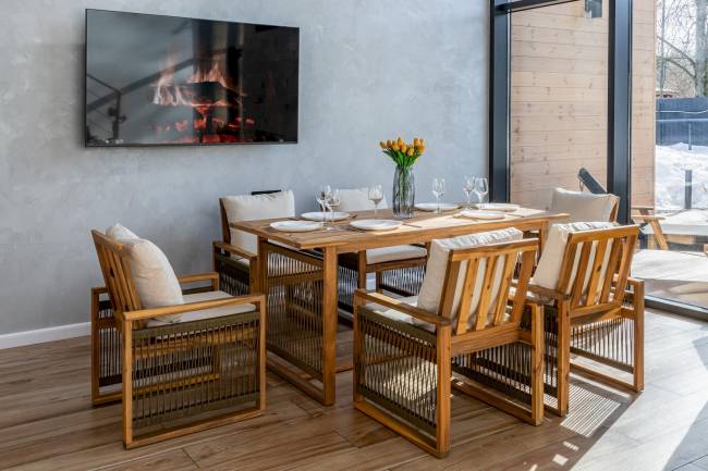 Обеденный комплект GRAND MICHELLE оливковый Обеденный комплект GRAND MICHELLE оливковый