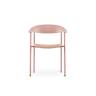 Стул Eila с подушкой пластик розовый