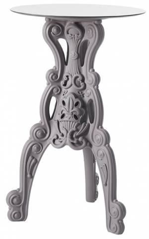 Стол из HPL пластика барный Master Of Love Standard глиняно-серый Ø690х1100 мм