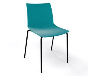 Стул пластиковый Kanvas NA светло-голубой 470х500х790 мм