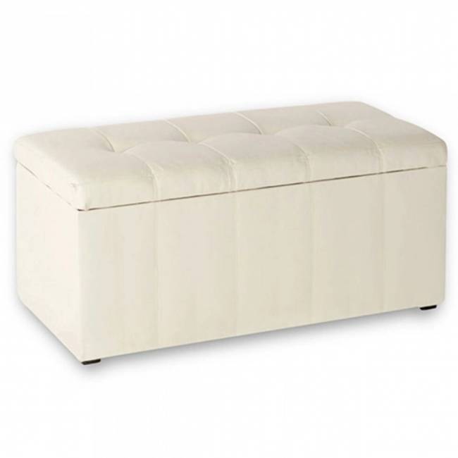 Банкетка Лонг  экокожа, полиуретан (светло-бежевая матовая)