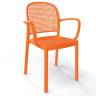Кресло пластиковое Panama B оранжевый 580х570х830 мм