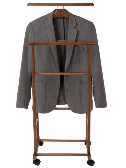 Вешалка костюмная на колесах В 22Н средне-коричневый