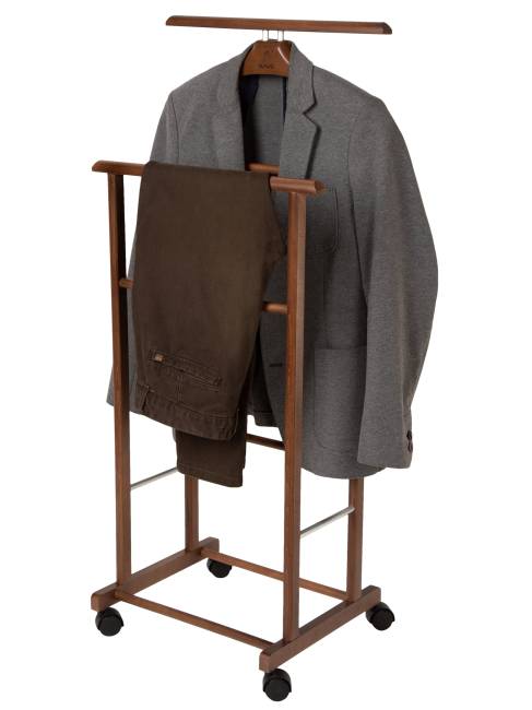 Вешалка костюмная на колесах В 22Н средне-коричневый