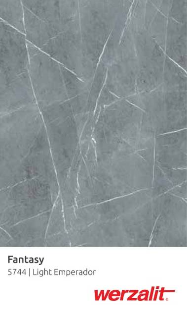 Столешница круглая Werzalit Fantasy светлый император Ø600х18 мм