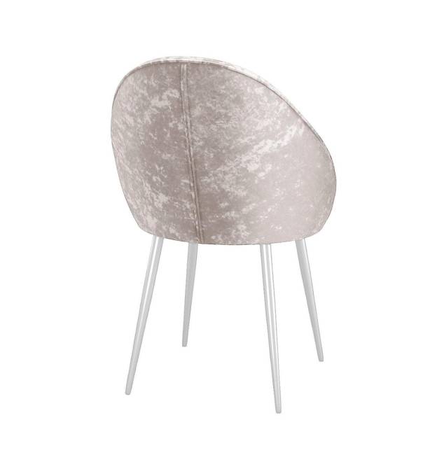 Стул DikLine 234 поворотный, M02 бежевый, ножки белые Стул DikLine 234 поворотный, M02 бежевый, ножки белые