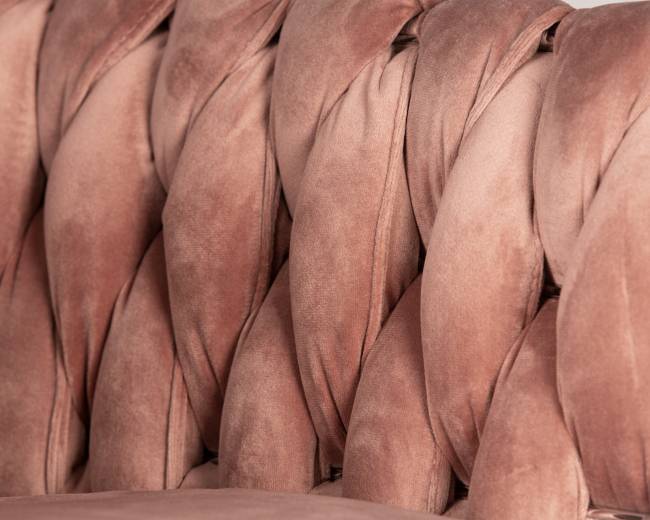 Стул барный DOBRIN MARCEL, пудрово-розовый велюр (MJ9-32)